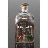 Holmegaard Christmas Bottle 1995, capacity 65 cl.