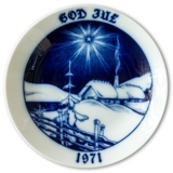 1971 Hackefors Christmas plate