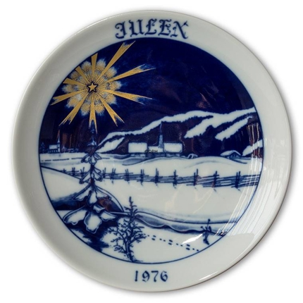 1976 Hackefors Christmas plate luxe