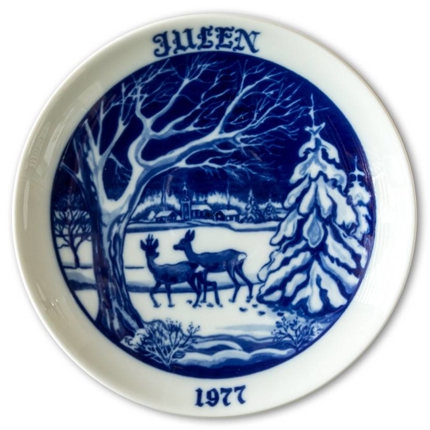 1977 Hackefors Christmas plate