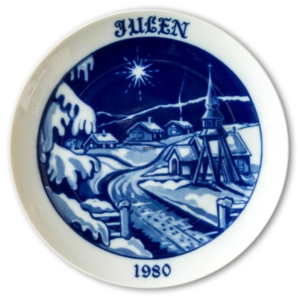 1980 Hackefors Christmas plate