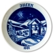 1981 Hackefors Christmas plate