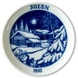 1993 Hackefors Christmas plate
