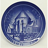 1976 Bareuther & Co. Christmas church plate, Osterlars Round Church
