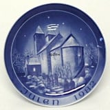 1982 Bareuther & Co. Christmas church plate, Fjenneslev Church