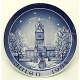 1984 Bareuther & Co. Christmas church plate, Herning Church