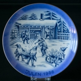 1986 Christmas plate