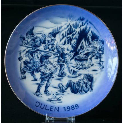 1989 Christmas plate