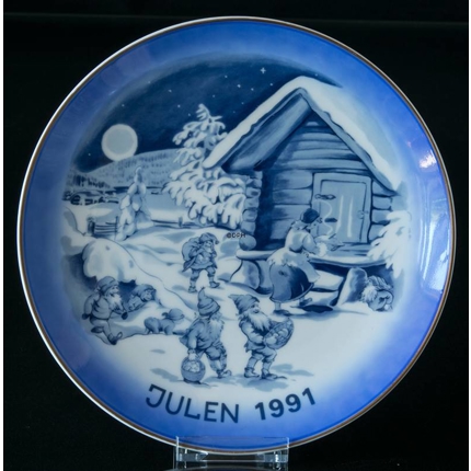 1991 Christmas plate