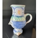 Wiinblad Jug, hand painted, multi colour (with defect)