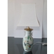 Square lampshade height 48 cm, off white chintz material