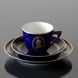 Composer Coffee set, Chopin, Cup, saucer and cake plate no. 4, Bing & Grondahl