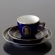 Composer Coffee set, Mozart Cup, saucer and cake plate no. 7, Bing & Grondahl