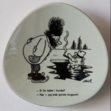 Storm P. plate Danish Cartoon Plate