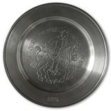 1976 Karlshamn tin plate, Karl XII 1697-1718