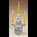 Wiinblad lysestage, Lysestage, engel med 3 lys, hånddekoreret, blå/hvid eller multi colour