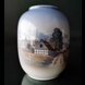 Lyngby vase with farm in landscape No. 140-3-91