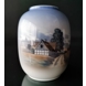 Lyngby vase with farm in landscape No. 140-3-91