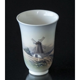 Lyngby Vase with Windmill and Landscape No. 71-1-93
