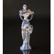 Wiinblad Season Figurine, autumn, hand painted, blue/white