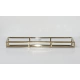Oblong Rectangular Tray Gilded with Mirror