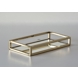 Small Rectangular Tray Gilded with Mirror