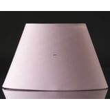 Oval lampeskærm 17 cm i højden, rosa chintz stof