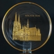 1973 Orrefors annual glass plate, Kolner Cathedral