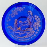 1971 Orrefors Morther's day glass plate