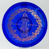 1972 Orrefors Morther's day glass plate