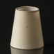 Round cylindrical lampshade height 11 cm, beige chintz fabric