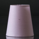 Round cylindrical lampshade height 11 cm, rose chintz fabric