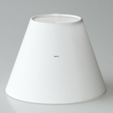 Round lampshade height 13 cm, white chintz fabric (fits Holmegaard Apoteker Bookshelf lamp no. 4363272)