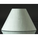 Round lampshade tall model height 15 cm, light green silk fabric