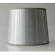 Round cylindrical lampshade 15 cm, silver laquer