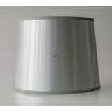 Rund cylinderformet lampeskærm 15 cm i højden, sølv lak