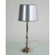 Round cylindrical lampshade 15 cm, silver laquer