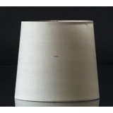 Rund cylinderformet lampeskærm 18 cm i højden, beige chintz stof