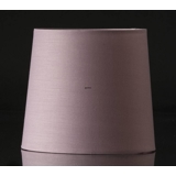 Rund cylinderformet lampeskærm 18 cm i højden, rosa chintz stof