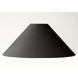 Rund lampeskærm lav model 19 cm, sort chintz stof, (passer til Holmegaard stor Napoli, nr. 4363312 og Holmegaard Grace nr. 4363140 og 4363142)