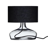 Lamp shade, black chintz for Holmegaard Tablelamp Mood