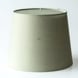 Round cylindrical lampshade height 21 cm, olive green cotton fabric