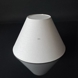 Round lampshade tall model height 20 cm, off white flax fabric