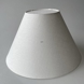 Round lampshade tall model height 23 cm, off white flax fabric