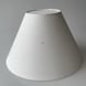 Round lampshade tall model height 24 cm, off white flax fabric