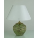 Round lampshade medium tall model height 28 cm, white chintz fabric