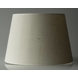 Round cylindrical lampshade to pendant, height 28 cm, light beige flax fabric