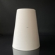 Round, tall cylindrical lampshade height 35 cm, off white flax fabric