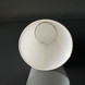 Round, tall cylindrical lampshade height 35 cm, off white flax fabric
