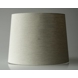 Round cylindrical lampshade height 35 cm, beige flax fabric